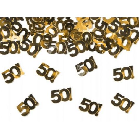 Konfetti PartyDeco Liczba 50, 15g